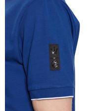 NORTH SAILS MASERATI Tricou polo cu mânecă scurtă din bumbac elastic albastru electric - maiou Polo - 4