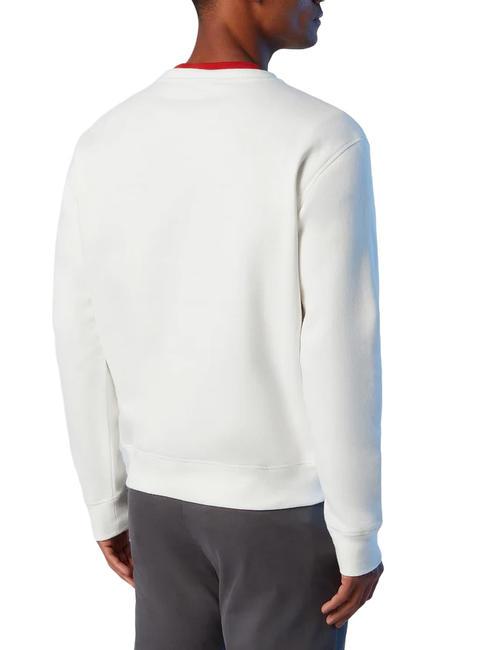 ROUND LOGO Hanorac din bumbac cu gât Bezea - hanorace