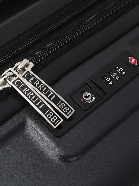 1881 Cărucior mediu extensibil negru - Trolere rigide