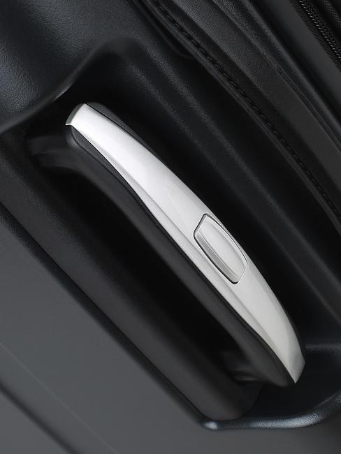 1881 Cărucior mediu extensibil negru - Trolere rigide