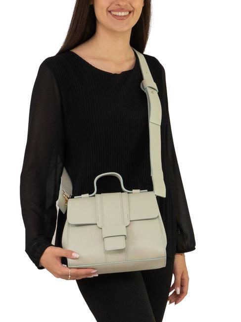 SABRINA Geanta ghiozdan din piele Dollar teal artic - Genți femei