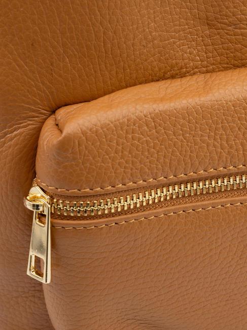 VANESSA Rucsac Dollar din piele piele închisă la culoare - Genți femei