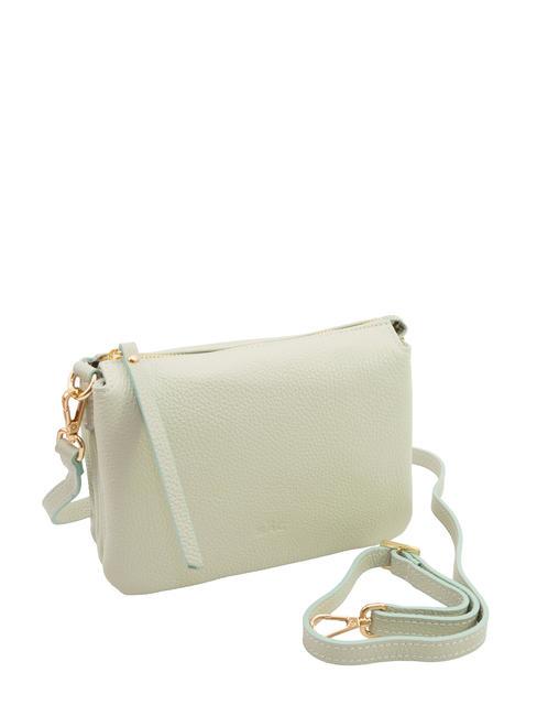 SIMONA Geantă de umăr din piele Tris dollar teal artic - Genți femei