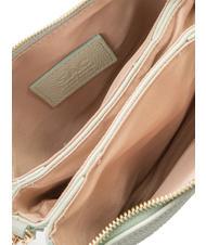 LESAC SIMONA Geantă de umăr din piele Tris dollar teal artic - Genți femei - 5