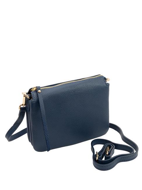 SIMONA Geantă de umăr din piele Tris dollar blugi - Genți femei