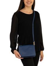 LESAC SIMONA Geantă de umăr din piele Tris dollar blugi - Genți femei - 4