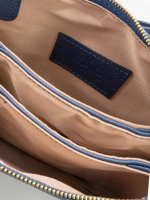 SIMONA Geantă de umăr din piele Tris dollar blugi - Genți femei