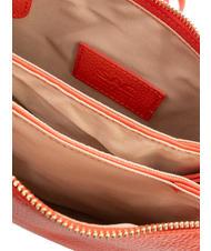 LESAC SIMONA Geantă de umăr din piele Tris dollar coral - Genți femei - 5