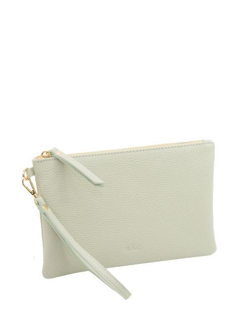 ROBERTA Pochetă Dollar din piele teal artic - Genți femei