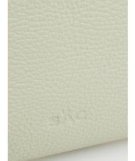 LESAC ROBERTA Pochetă Dollar din piele teal artic - Genți femei - 5