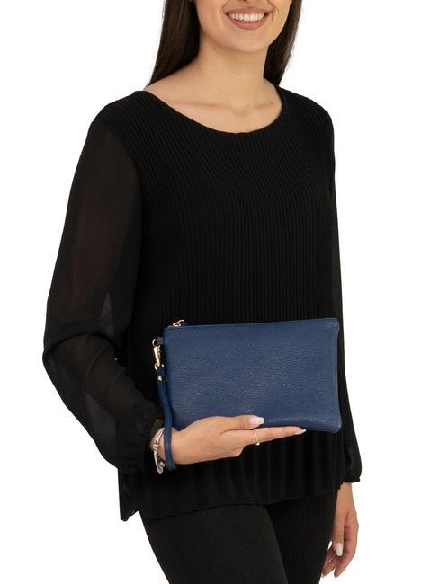 ROBERTA Pochetă Dollar din piele blugi - Genți femei