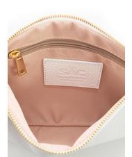 LESAC ROBERTA Pochetă Dollar din piele alb optic - Genți femei - 6