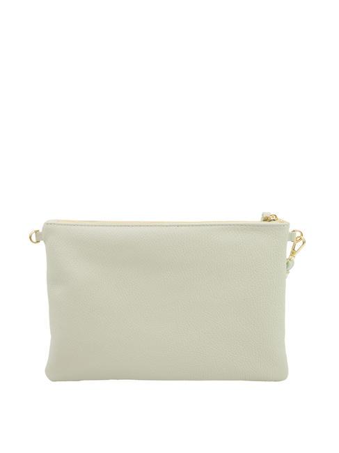 CLAUDIA Pochetă Dollar din piele cu curea de umăr teal artic - Genți femei