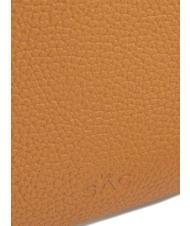 LESAC CLAUDIA Pochetă Dollar din piele cu curea de umăr piele închisă la culoare - Genți femei - 6