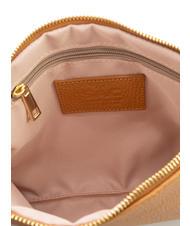 LESAC CLAUDIA Pochetă Dollar din piele cu curea de umăr piele închisă la culoare - Genți femei - 7