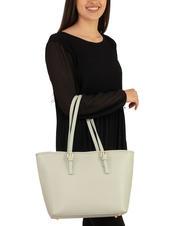 LESAC CHIARA Geantă shopper din piele Dollar teal artic - Genți femei - 4