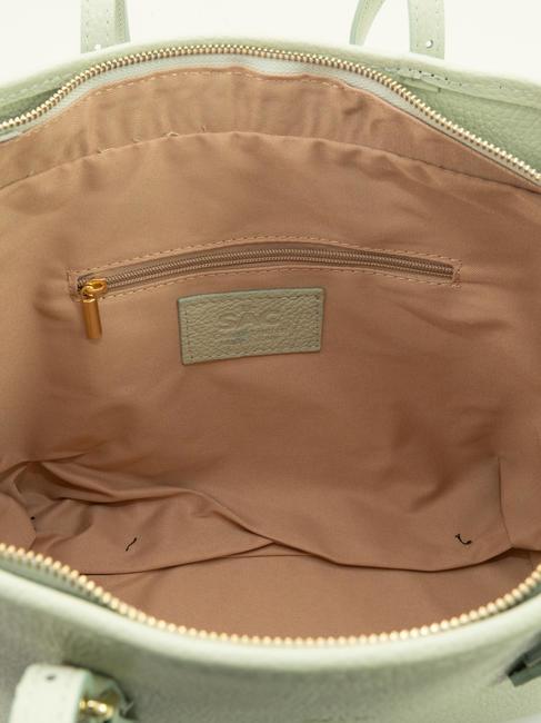 CHIARA Geantă shopper din piele Dollar teal artic - Genți femei