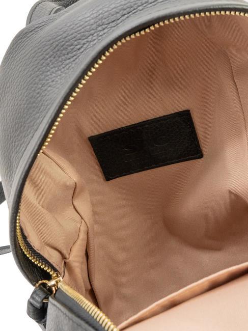 VANESSA Rucsac Dollar din piele negru - Genți femei