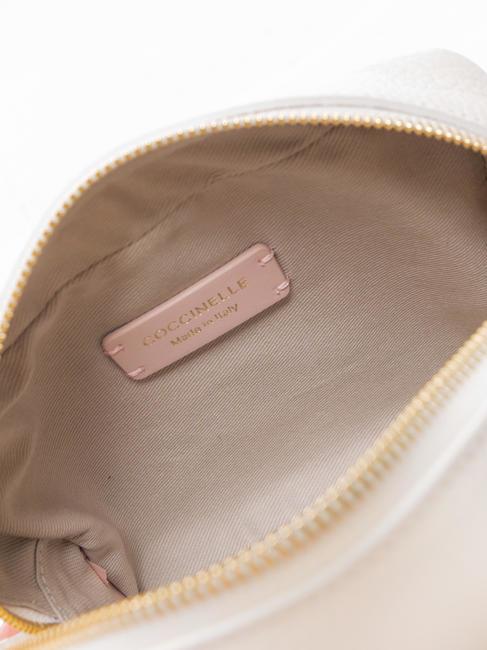 CHERRY Geanta aparat foto din piele ciocanita lapte de nucă de cocos - Genți femei