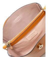 COCCINELLE ALBA Geanta de umar din piele ciocanita paprika - Genți femei - 5