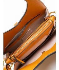 COCCINELLE COSIMA Geanta de mana din piele ciocanita paprika - Genți femei - 5