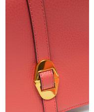 COCCINELLE COSIMA Geanta de umar din piele ciocanita merisoare - Genți femei - 5