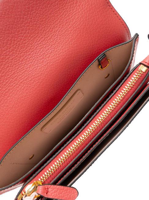 COSIMA Geanta de umar din piele ciocanita merisoare - Genți femei