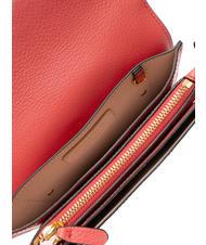 COCCINELLE COSIMA Geanta de umar din piele ciocanita merisoare - Genți femei - 6