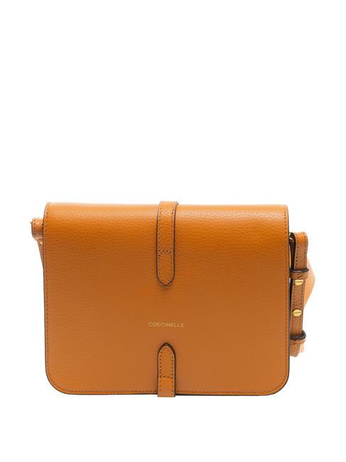 COSIMA Geanta de umar din piele ciocanita paprika - Genți femei