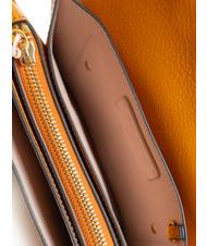 COCCINELLE COSIMA Geanta de umar din piele ciocanita paprika - Genți femei - 6