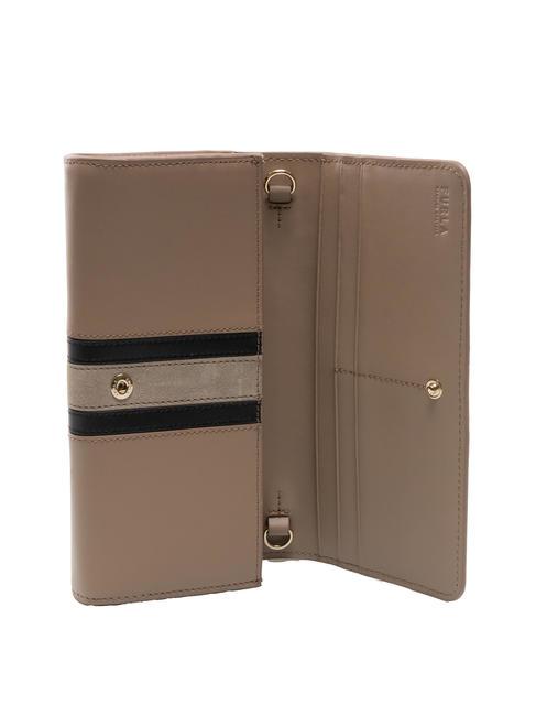 SIRENA Portofel cu lant tonuri de greige - Portofele femei