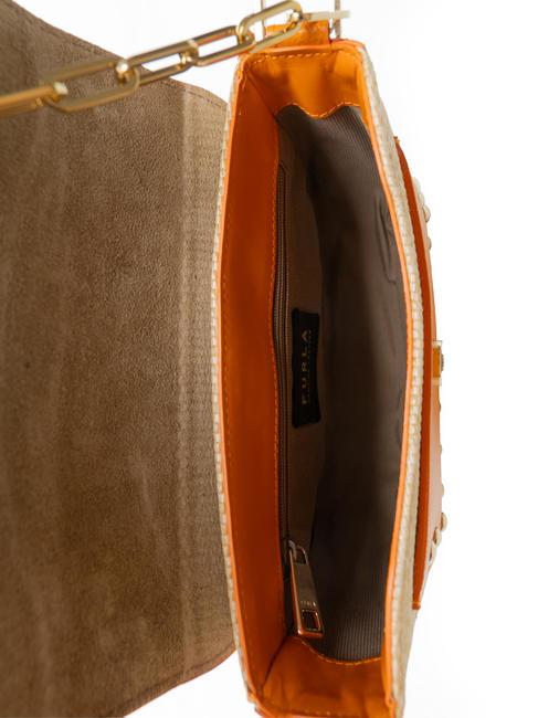 MISS MIMI Mini geanta de umar desert+mandarina - Genți femei