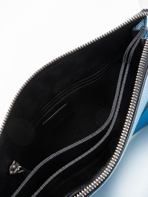 ULISSE clutch St eracle din piele de vițel turcoaz h - Genți femei