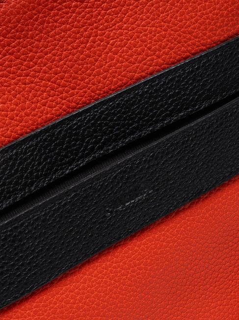 HUNTER  Geanta de piele orangea - Genți de umăr bărbați