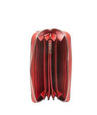 PIQUADRO MUSE Portofel mare cu fermoar din piele RED - Portofele femei - 2