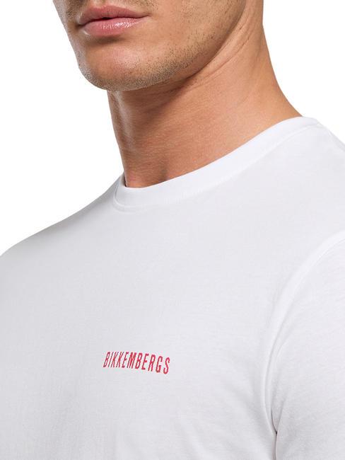 VERTICAL STRIPES Tricou din bumbac alb - tricou