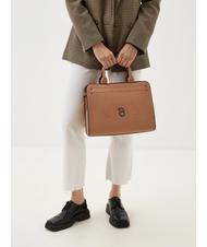 TOSCA BLU TB LOGO Geanta servieta cu bareta de umar BEIGE - Genți femei - 4