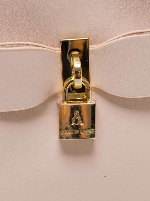 LA LA LAND Geantă clutch cu umăr plat pudra - Genți femei