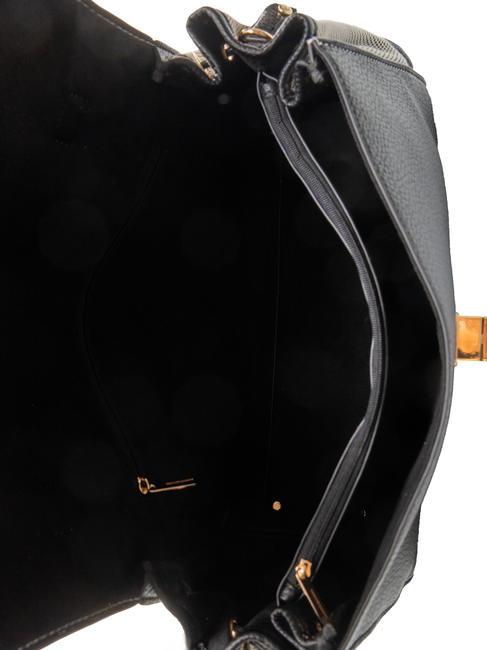 MIA Geanta servieta cu bareta de umar negru - Genți femei