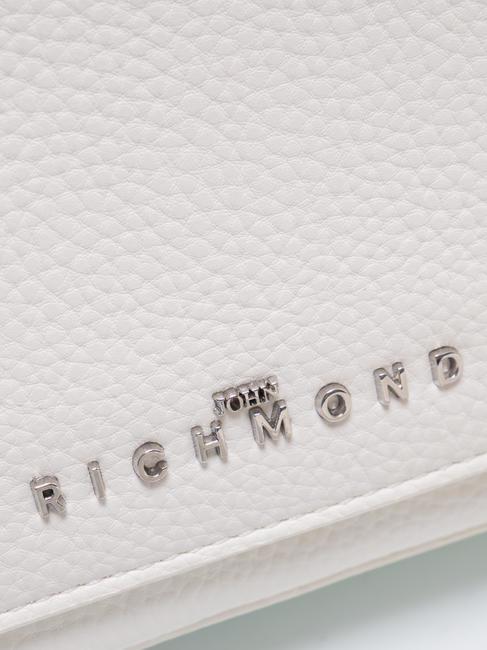 PETRA Geantă de umăr mică alb murdar / negru - Genți femei