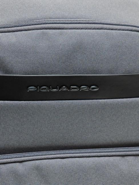 KLOUT Rucsac din piele si material textil, suport pc 15.6". grigio2 - Rucsacuri pentru laptop