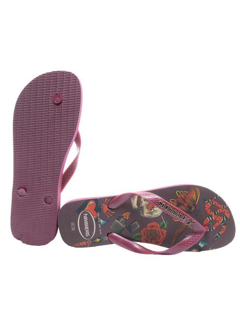 TOP TRIBO TOP flip-flops sol violet - Pantofi bărbați