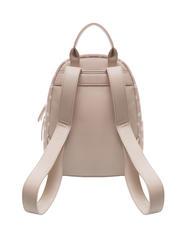 PASH BAG LADY Rucsac cu buline cu eșarfă nisip/alb - Genți femei - 4