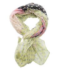 PASH BAG LADY Rucsac cu buline cu eșarfă nisip/alb - Genți femei - 8