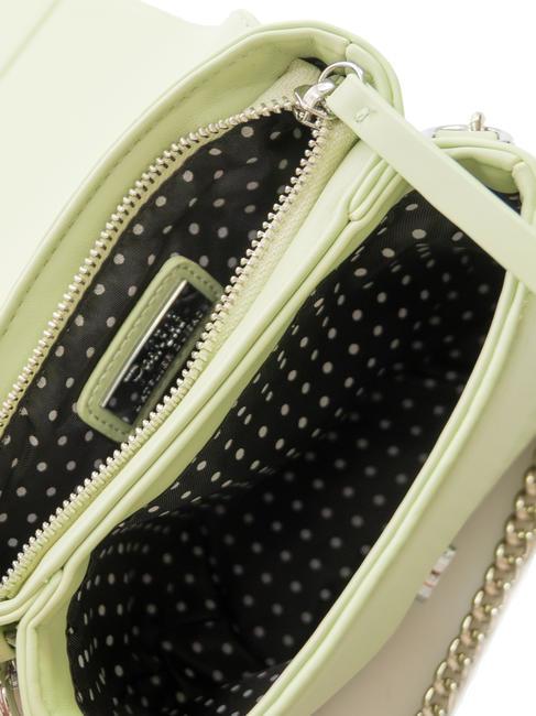 BLUSH Mini geantă de umăr cu clapă verde - Genți femei