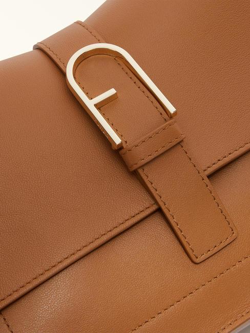 FLOW M Geanta M din piele coniac - Genți femei