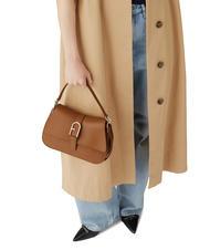 FURLA FLOW M Geanta M din piele coniac - Genți femei - 5