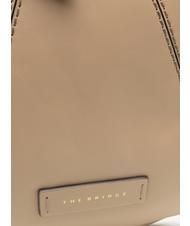 THE BRIDGE BRIGIDA Geantă hobo de umăr din piele natural abb. aur - Genți femei - 3