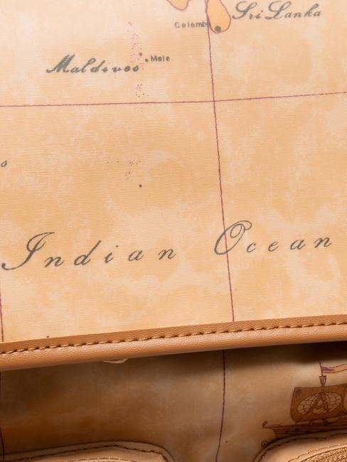 GEO CLASSIC Rucsac cu buzunare NATURAL - Genți femei