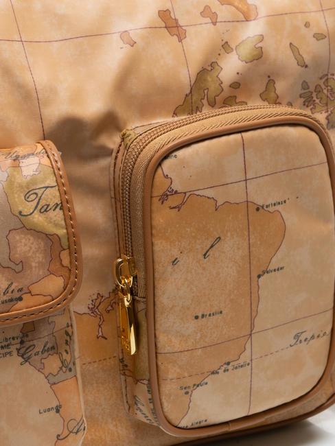 GEO CLASSIC Geanta de umar cu buzunare NATURAL - Genți femei